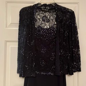 EUC Karen  Miller 2 piece gown size 10